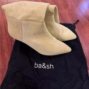 ba&sh Women's Cream Ankle Booties (40 / 9)